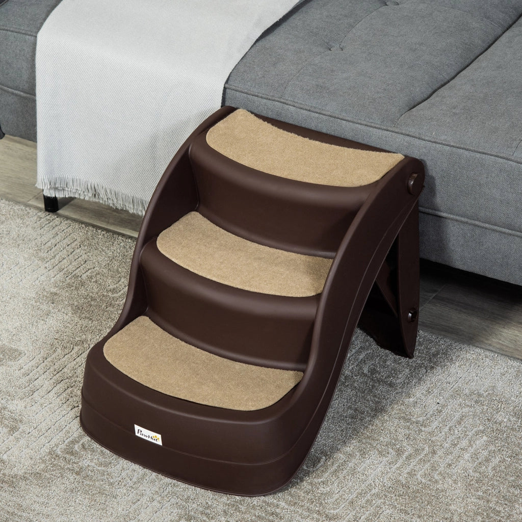 Scaletta per Cani Pieghevole ¨C Minimal ¨C 49x38x38 cm, Marrone