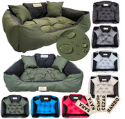 AIO FACTORY 100x75 cm KINGDOG Cuccia per cani impermeabile personalizzabile Verde