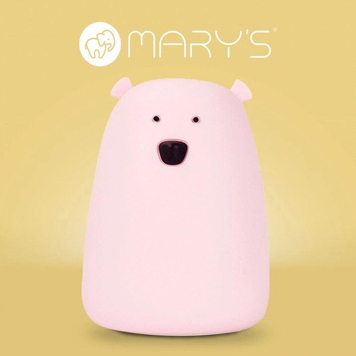 Luce notte bimbi orso grande RGBW telecomando rosa