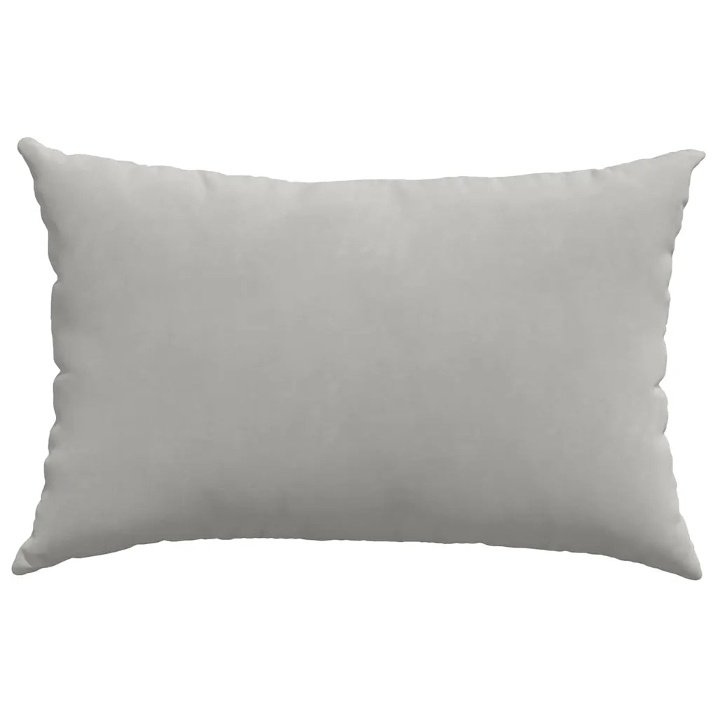 Cuscini da Divano 2 pcs Grigio chiaro 60 x 40 cm Tessuto 42013683