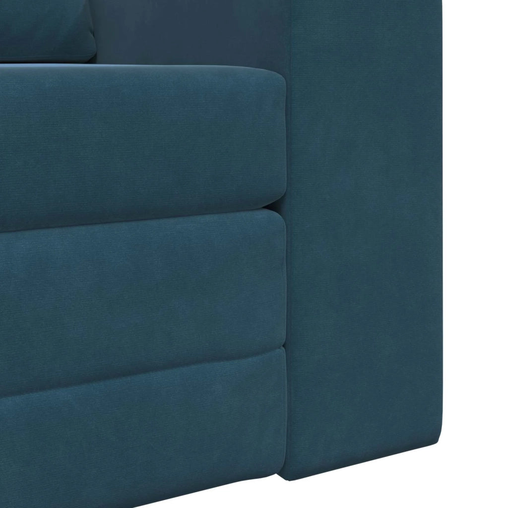 Divano letto Blu 98 x 71 x 83 cm Velluto 4106665
