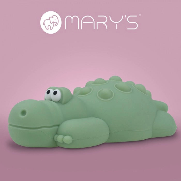 Luce notte bimbi wireless RGBW coccodrillo verde Mary's