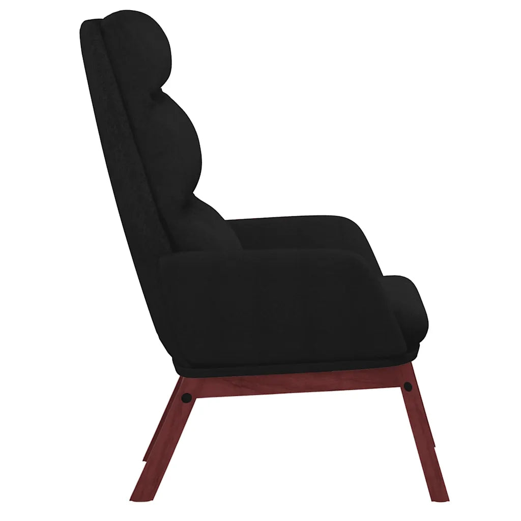 Sedia Relax Nera in Tessuto 341165