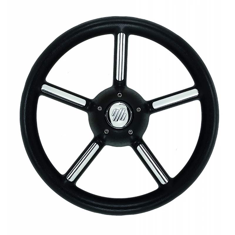 RUOTA TIMONE V56 NERA Ø MM.350 BLACK V56 STEERING WHEEL Ø MM.350