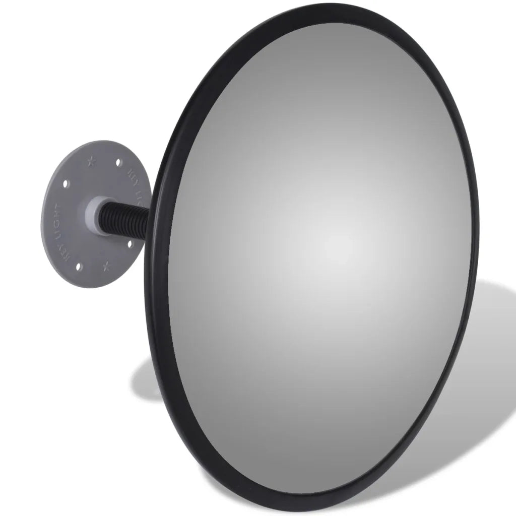 Specchio per Traffico Convesso in Acrilico Nero 30 cm Interno 141678