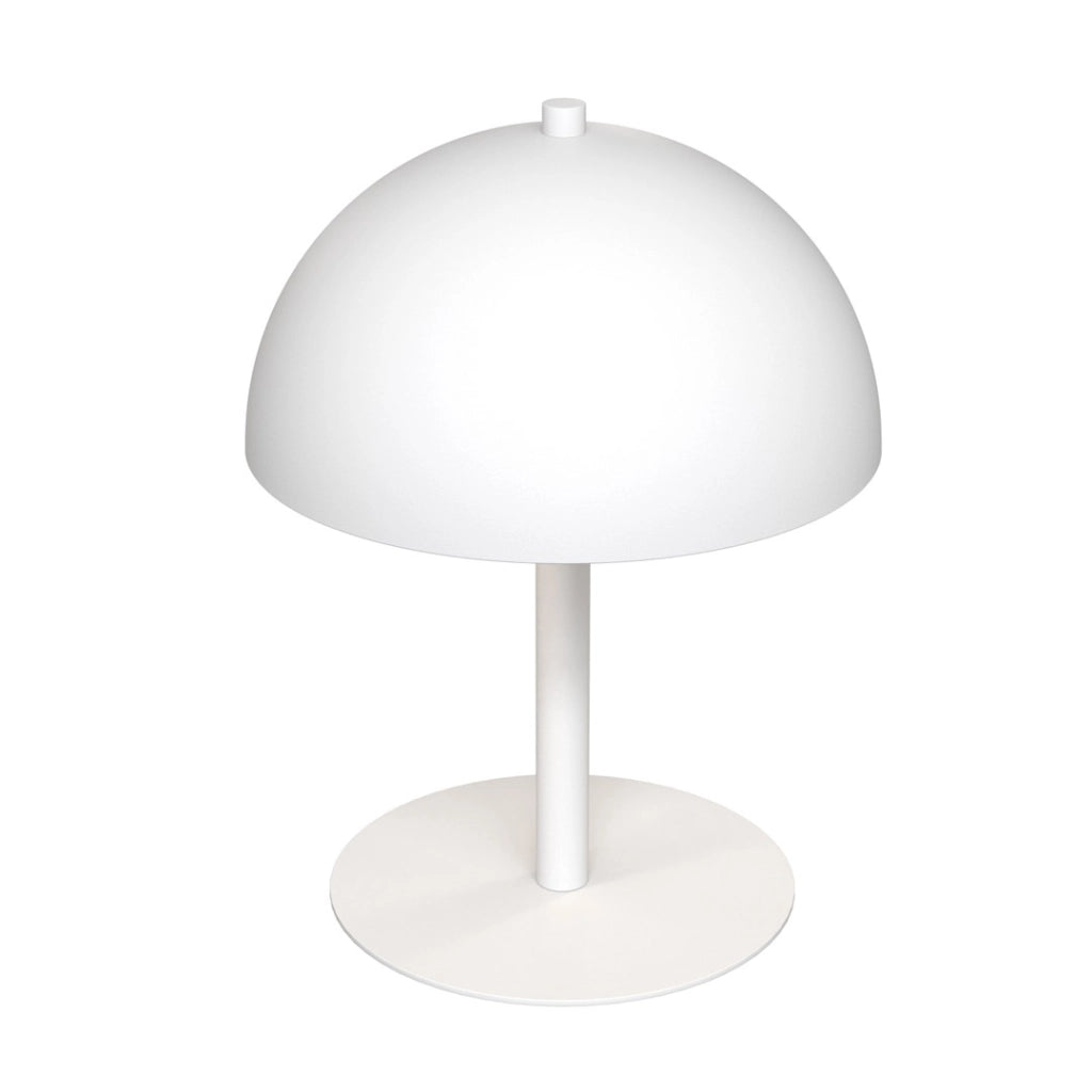 Lampada da tavolo minimal bianca metallo 2xG9 Emibig Mogu