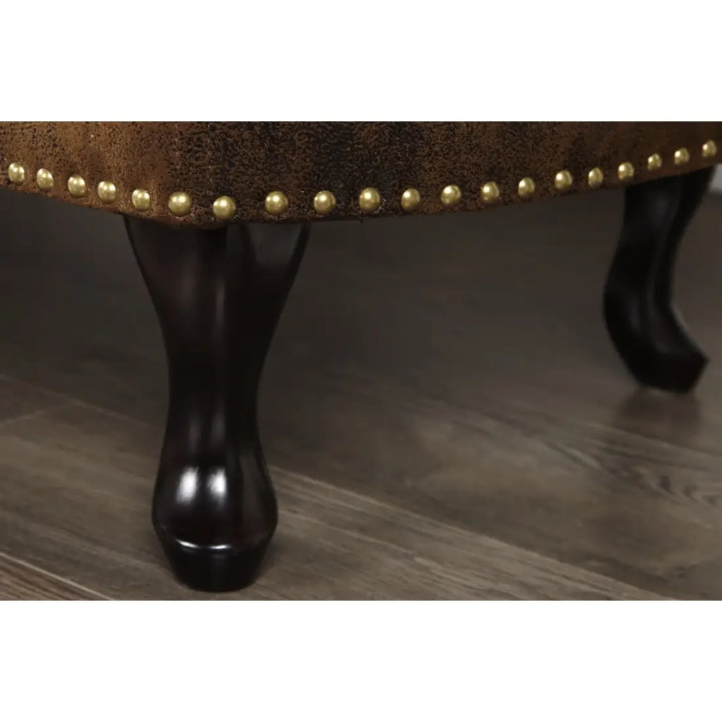 Méridienne EDGAR – Marrone – Stile barocco