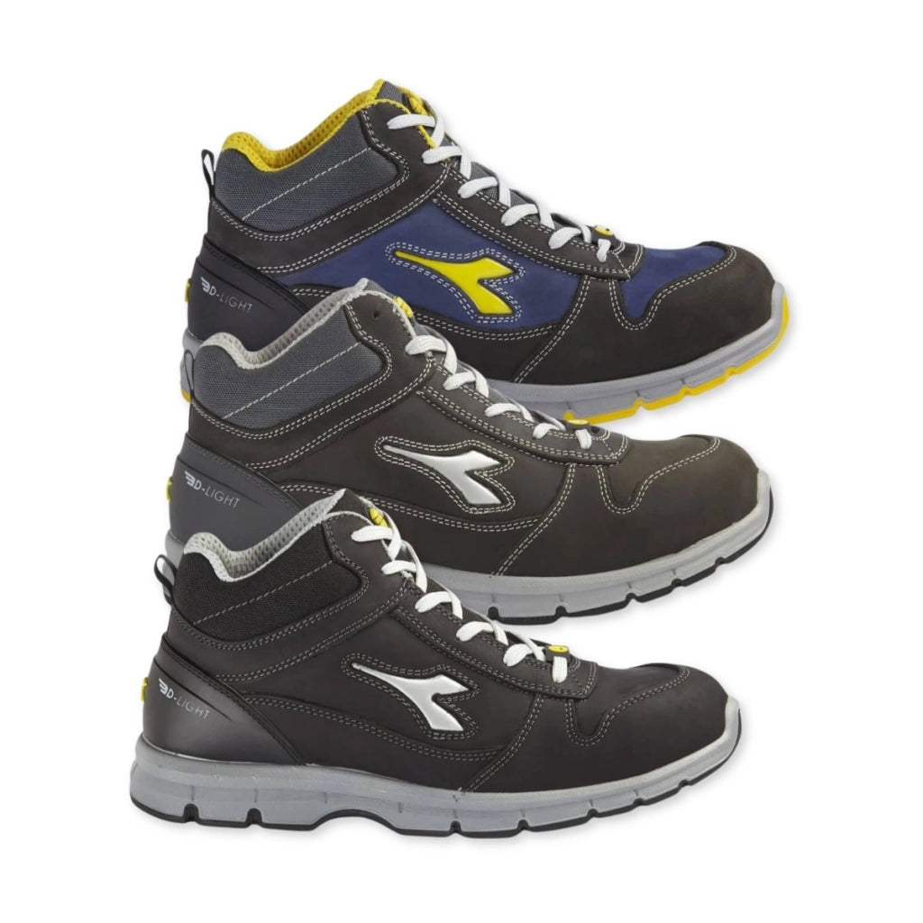 Run Mid S3 ESD SRC Scarponcino Alto Antinfortunistico da Lavoro | Diadora Utility 41