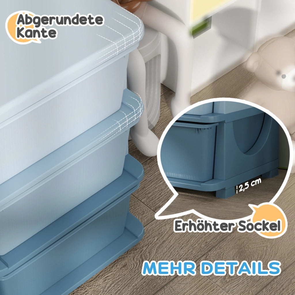 Cassettiera a 9 cassetti per bambini ¨C Minimal ¨C Blu