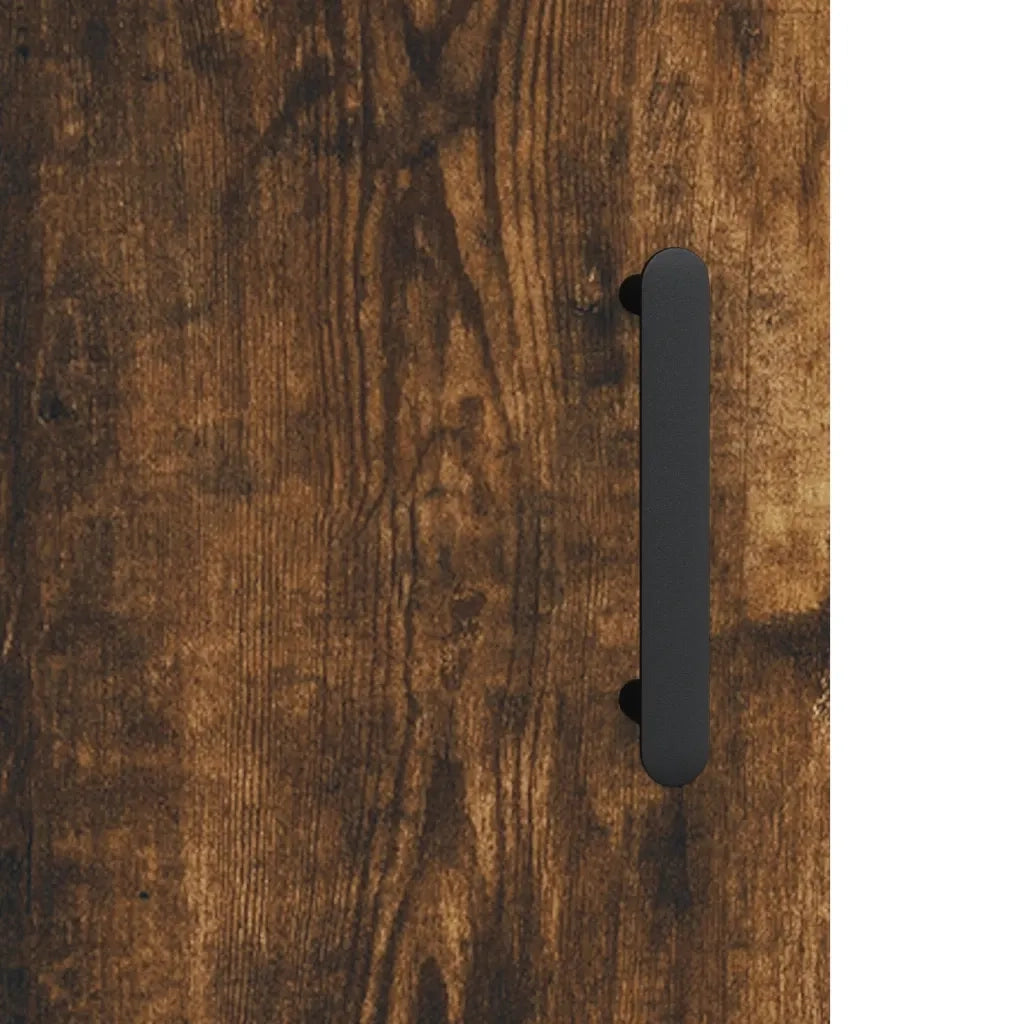 Armadietto a Muro Rovere Fumo 60x31x70 cm in Legno Multistrato 829921