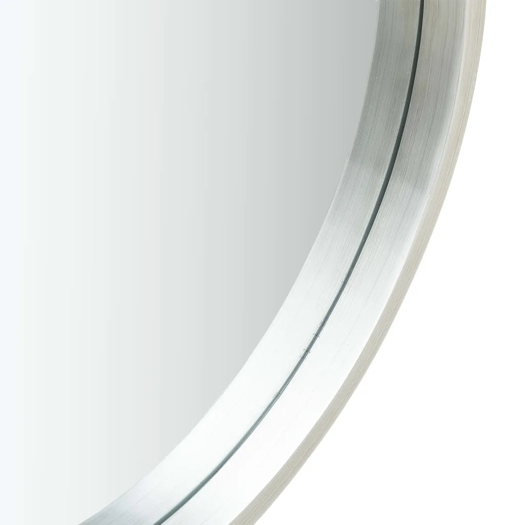 Specchio da Parete | Specchio decorativo con Cinghia 50 cm Argento
