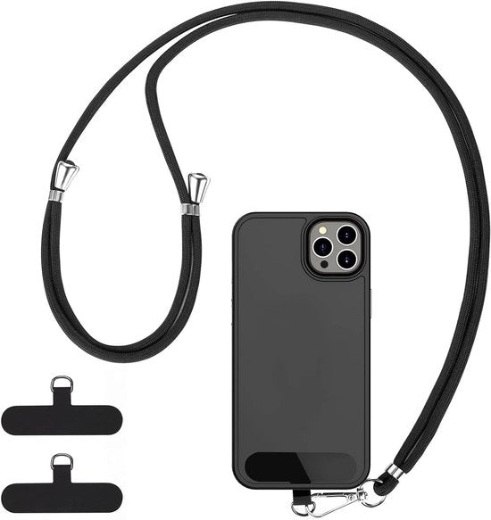 Cavo di alimentazione universale per smartphone - 2 pezzi - Regolabile e rimovibile - Nero