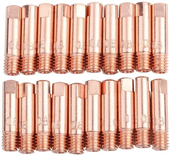 Fili di alluminio per saldatura 0,8 mm - 20 pezzi - Resistente al calore - Resistente alla corrosione - Rame rosso - Duraturo - Fili di saldatura in rame rosso