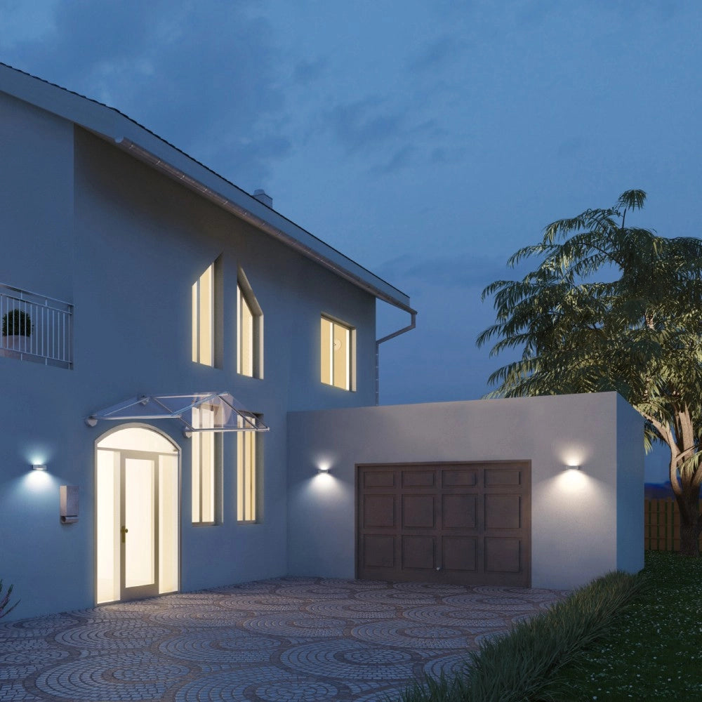 Alca power lampada proiettore solare da parete bidirezionale 160lm