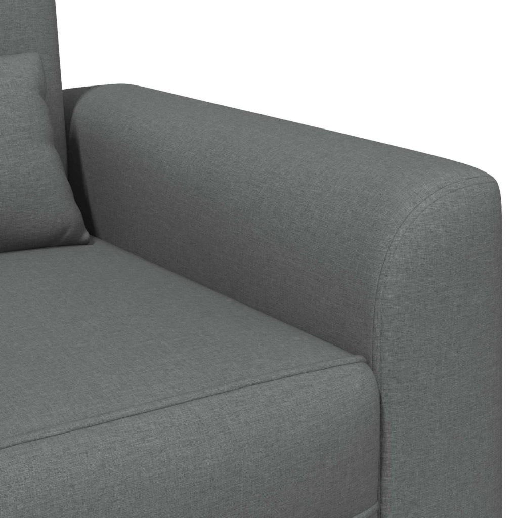 Poltrona Grigio Scuro Tessuto 42042455