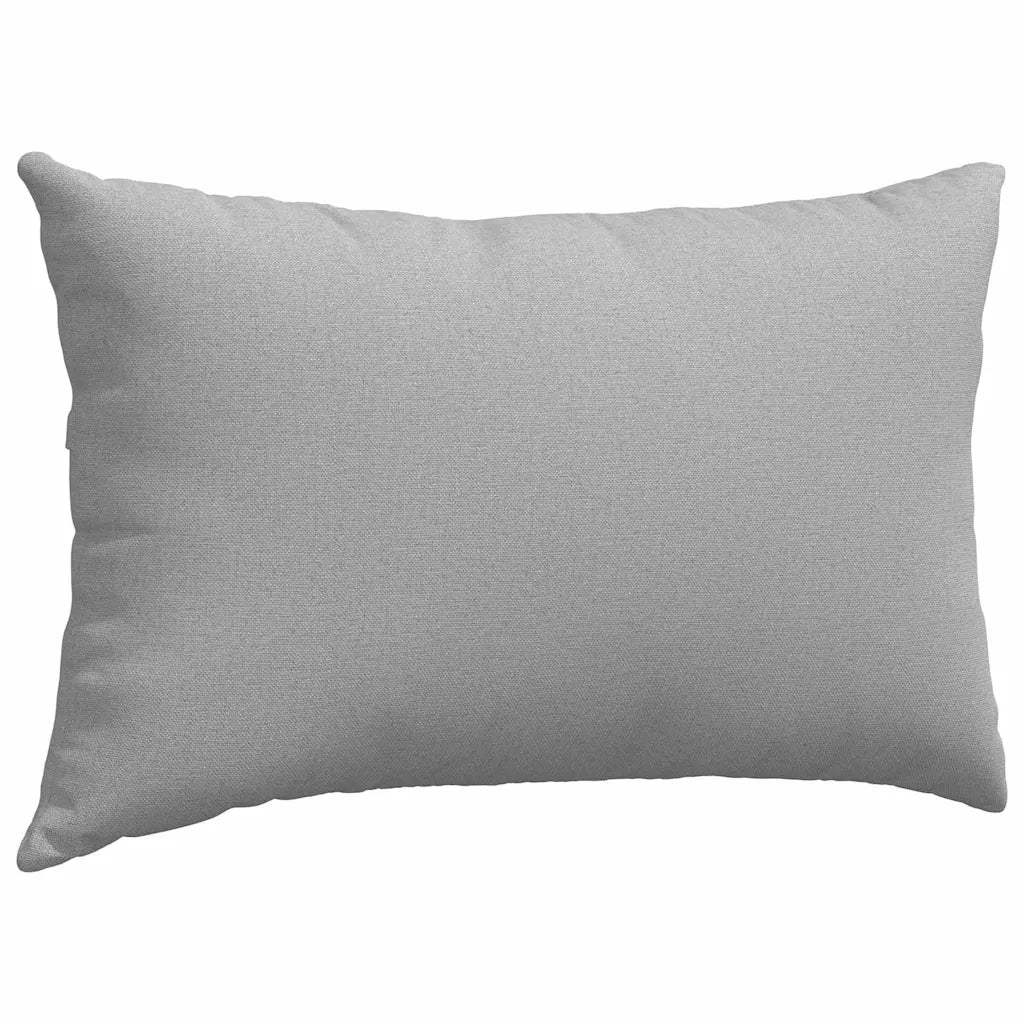 Cuscini da Divano 2 pz-Set di 2 Cuscini per Sofa Grigio Nuvola 50 x 30 cm Tessuto