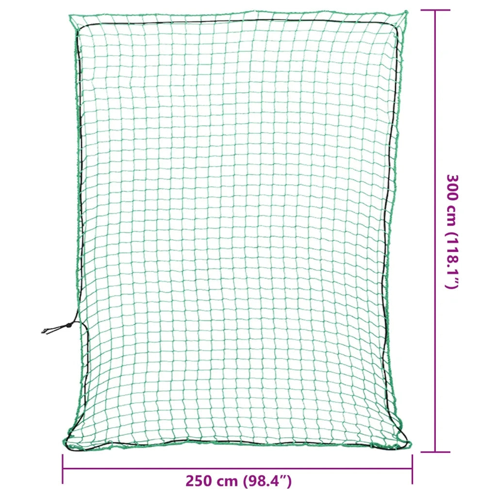 Rete per Rimorchio con Corda Elastica Verde 3x2,5 m in PP 4012238