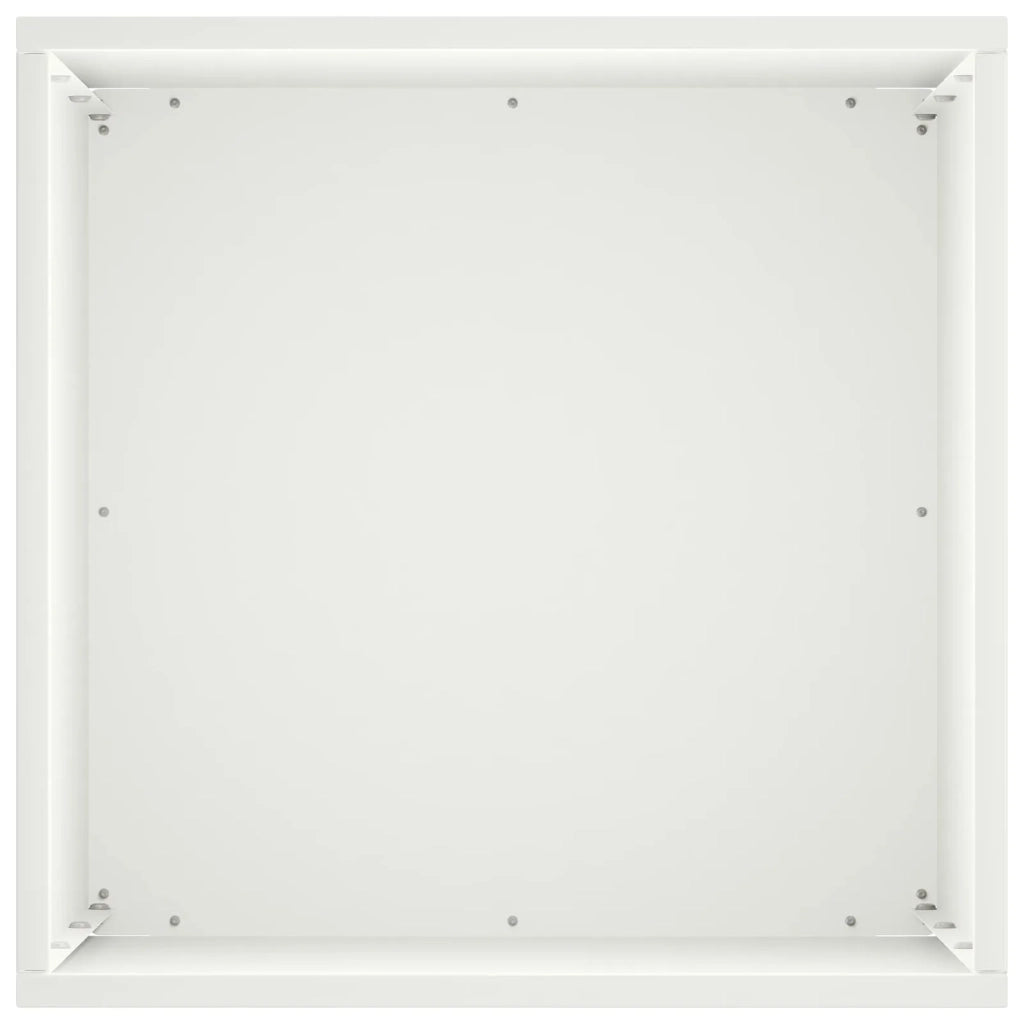 Vaso da giardino 2 pz Bianco 30 x 30 x 50 cm 8005347