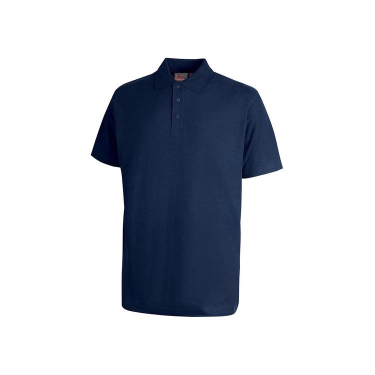 POLO TONGA MANICA CORTA SLIM FIT- - tg.M - deep blue - 5 pezzi U-POWER