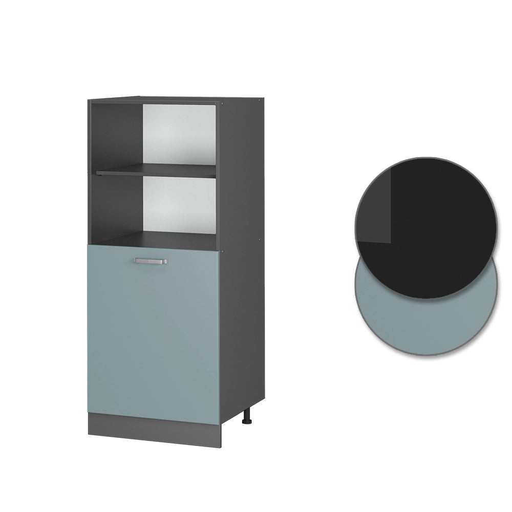 Mobile per forno da incasso R-Line Grigio-blu/Antracite 60 cm Vicco