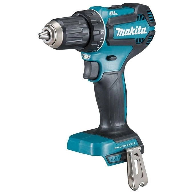Makita DDF485Z Trapano Avvitatore a Batteria Brushless 18V 50 Nm 13 mm senza Batteria colore Nero Blu