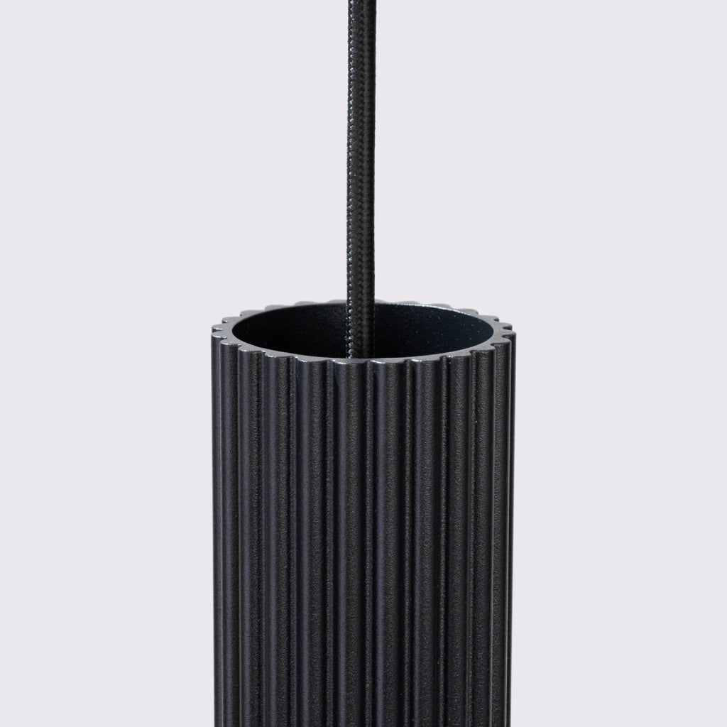 Lampada a sospensione KARBON 3P nero