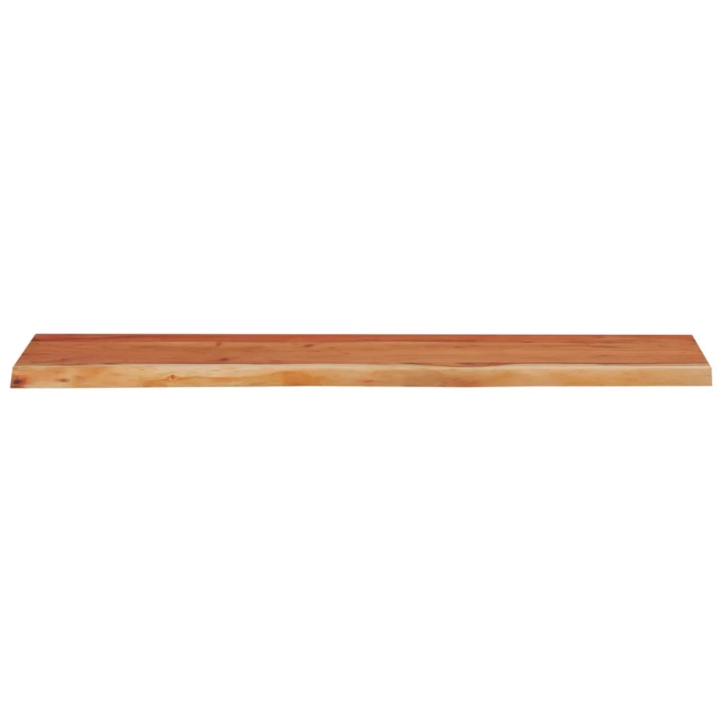 Piano Tavolo 120x40x2,5 cm Rettangolare Legno Acacia Bordi Vivi 370254