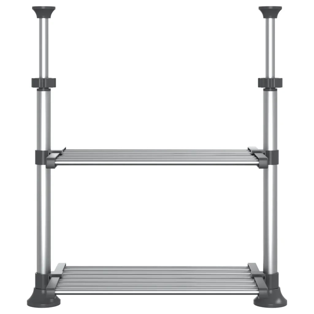 Ripiano da Cucina 50x25x(50-70) cm in Alluminio