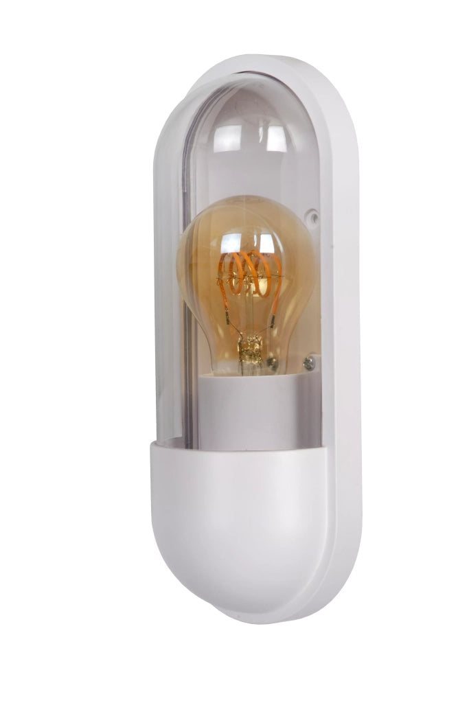 Applique esterna bianca E27 40W IP65 Capsule Lucide