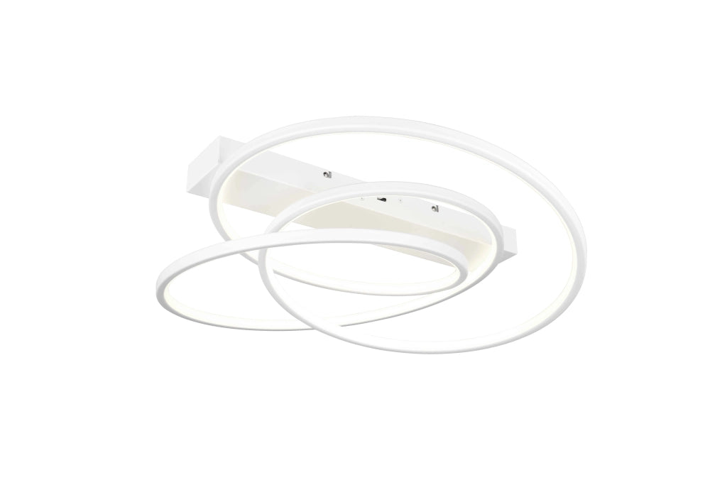 Plafoniera LED, metallo, bianco, D 65 cm, Darvin