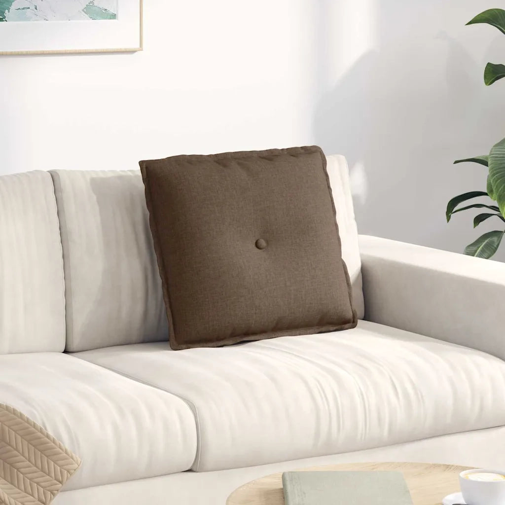 Cuscino per Schiena | Cuscino dorsale Marrone 50 x 19 x 45 cm Tessuto