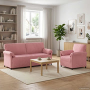 Set di divani 2 pz Rosa Velluto 3424917