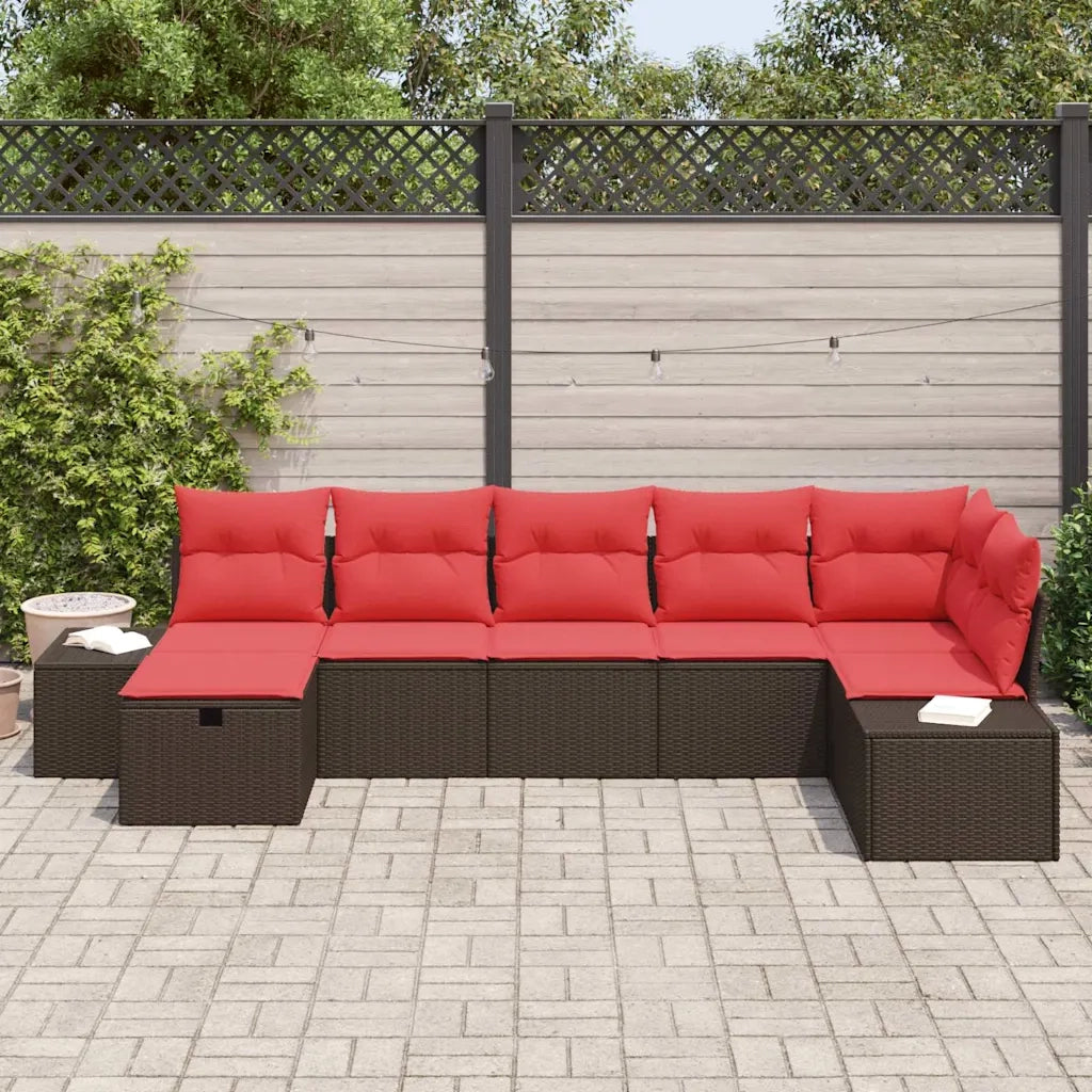 Set di divani 4 pz polyrattan 3360735