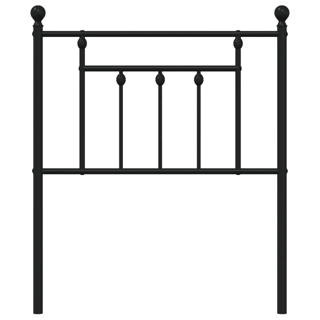 Testiera di Ricambio in Metallo Nero 75 cm 353563