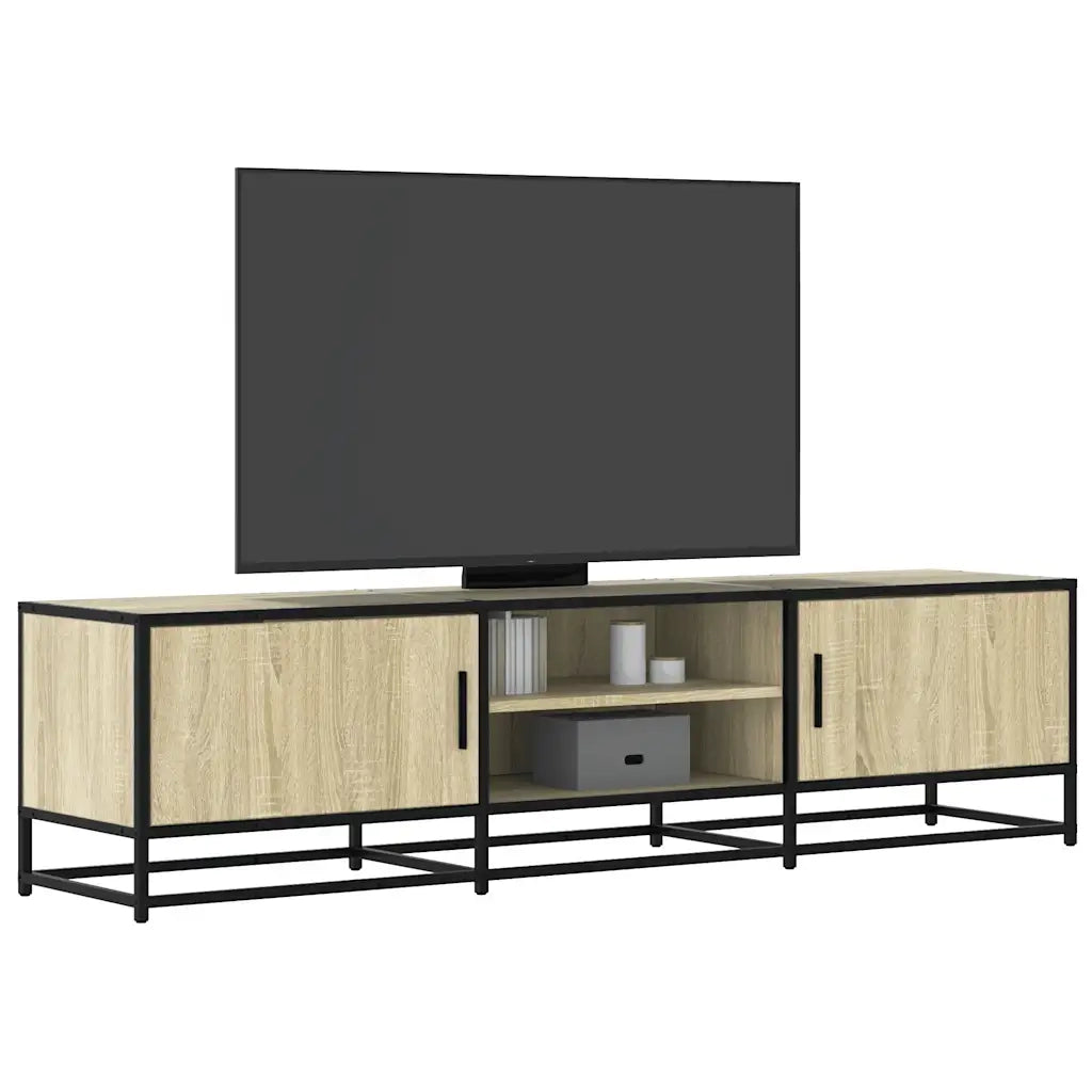 Mobile TV | Armadietto TV | Mobile Porta TV Rovere Sonoma 160x35x41cm Legno Multistrato e Metallo