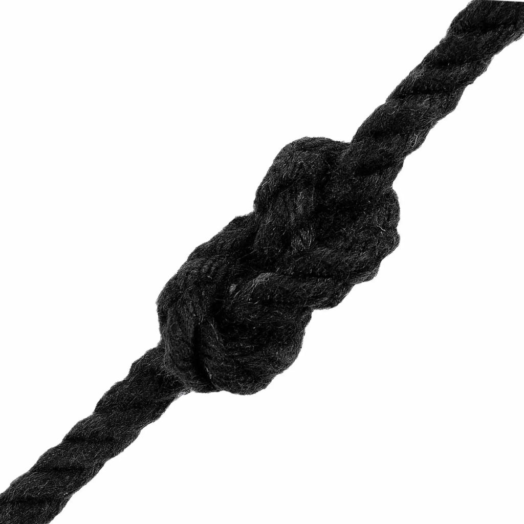 Corda | Fune 2 pz Nero Cotone