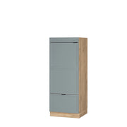 Mobile cucina microonde Fame-Line Blu-grigio chiaro/Rovere dorato 60 cm Vicco