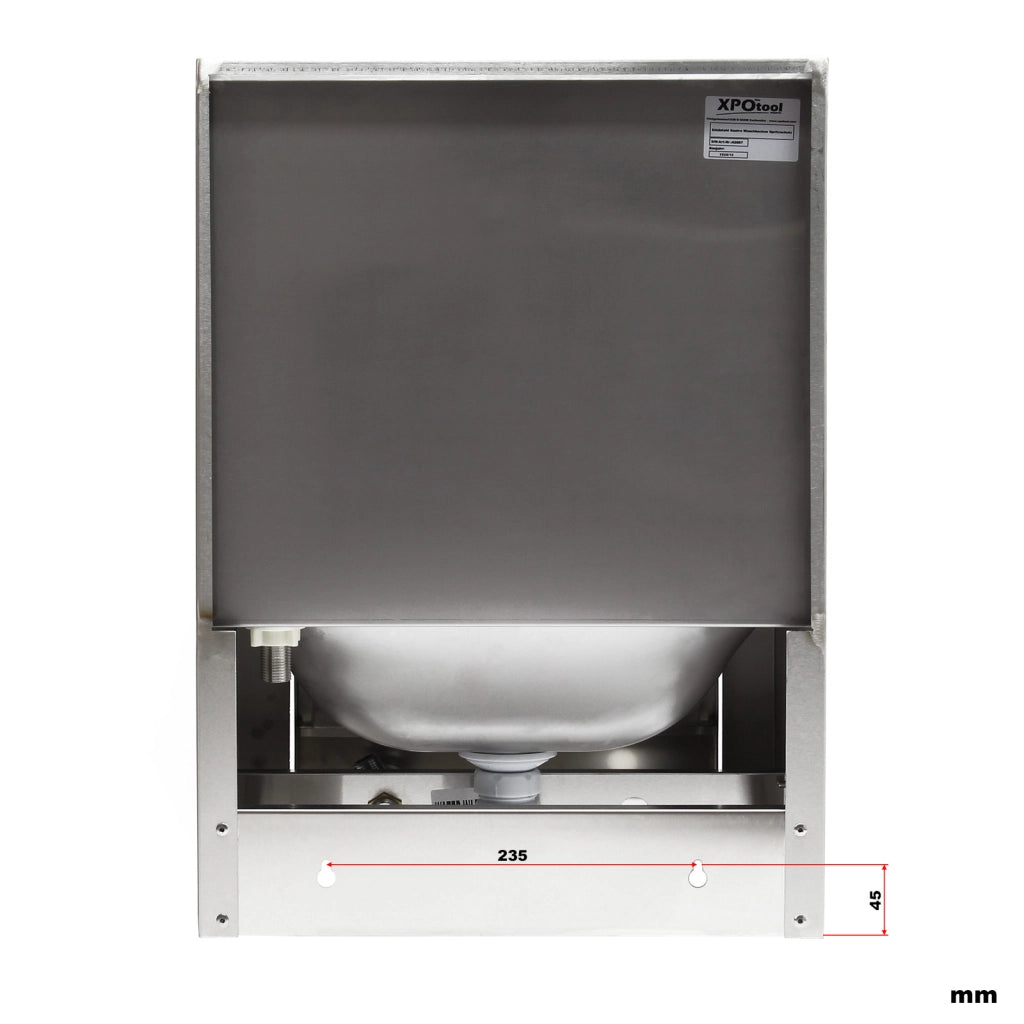 Lavello professionale acciaio inox paraspruzzi Lavamani con comando a ginocchio