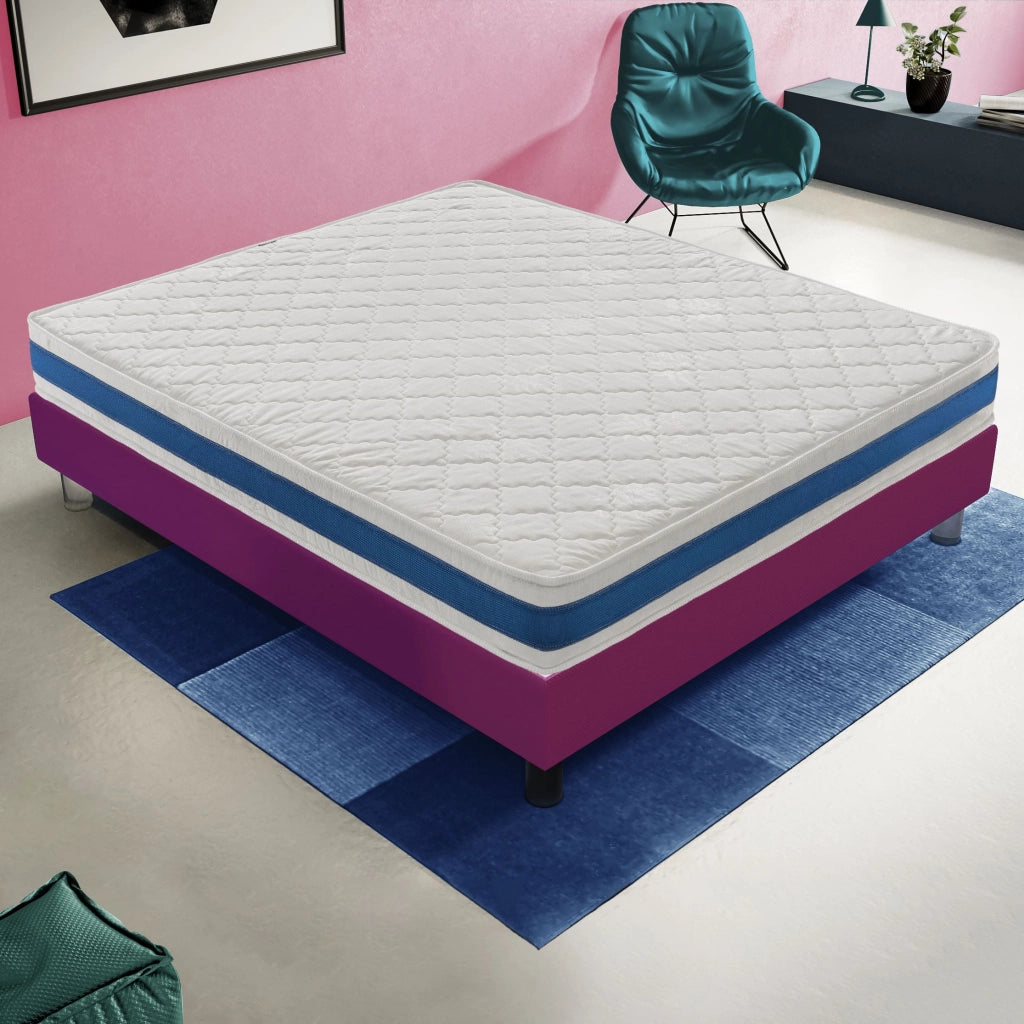 Materasso Piazza e Mezza 120x190 in Waterfoam - Ortopedico - reversibile - 11 zone di comfort - H1