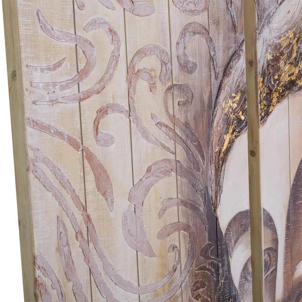 Quadro dipinto a mano 3 pezzi 50x150x4h
