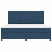 Letto a molle con materasso con led Blu 200 x 200 cm Tessuto 3342899