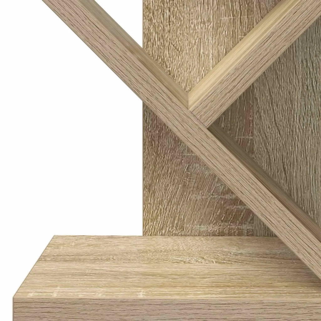 Scaffale da Libro ad Albero 6 Livelli 30 x 18 x 100 cm 8012374