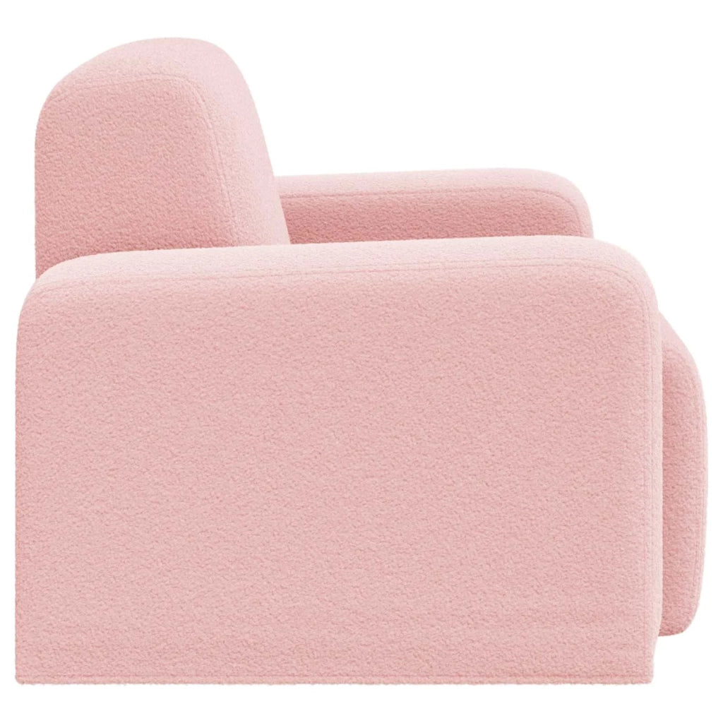 Poltrona Rosa Bouclé 42042450