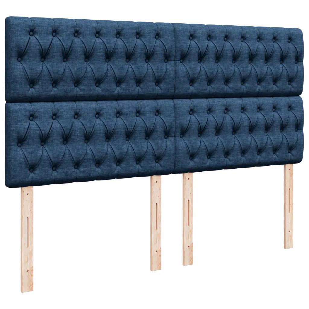 Giroletto a Molle con Materasso Blu 180x200 cm in Tessuto 3290580