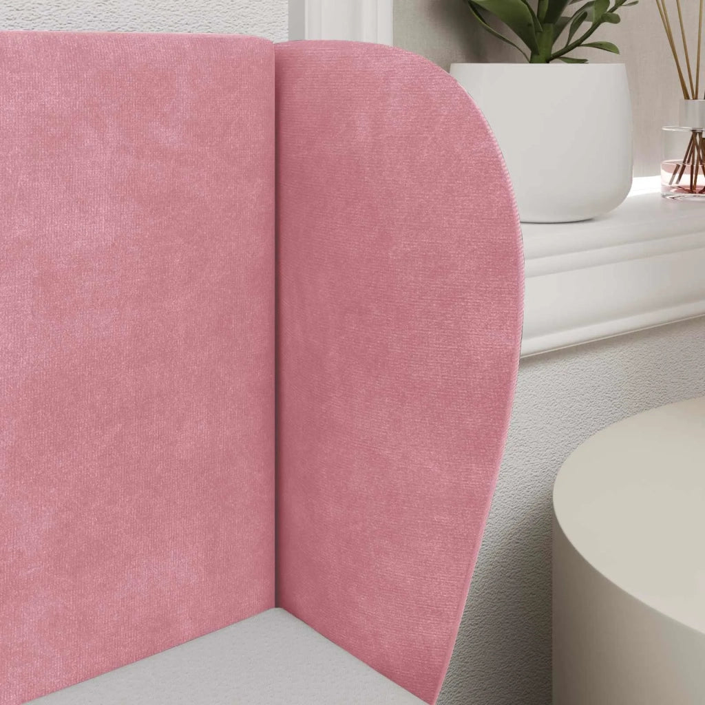 Orecchia della Testata Rosa 40 x 23 x 6 cm Velluto 346555