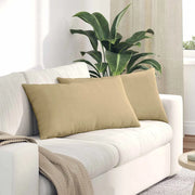 Cuscini da Divano 2 pz-Set di 2 Cuscini per Sofa Grigio Verde 80 x 40 cm