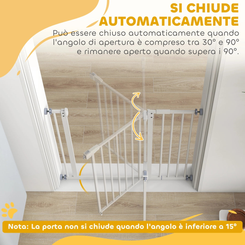 Cancelletto per Cani Estensibile ¨C Minimal ¨C Bianco 76.2cm