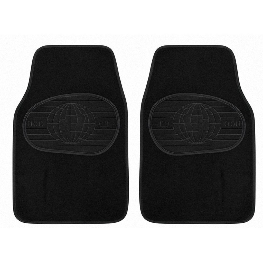 Set di tappetini universali per auto in PVC ecologico Nero Avizar