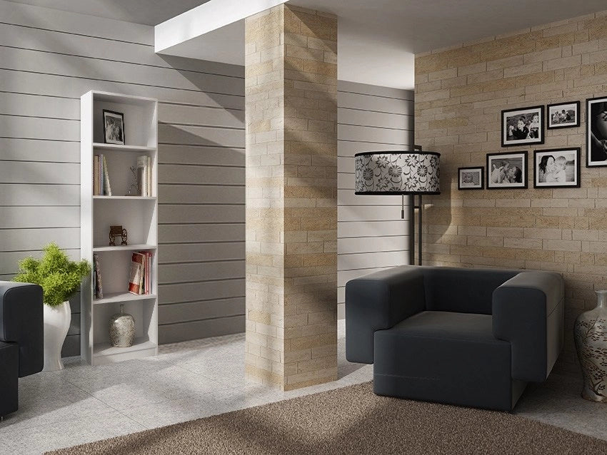 Scaffale ONYX R40 bianco libreria moderna