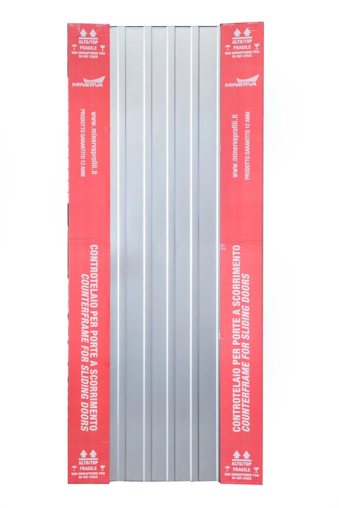 Controtelaio a scomparsa per cartongesso - Telaio in Acciaio : Dimensione - 100X210CM, Spessore - 12,5CM